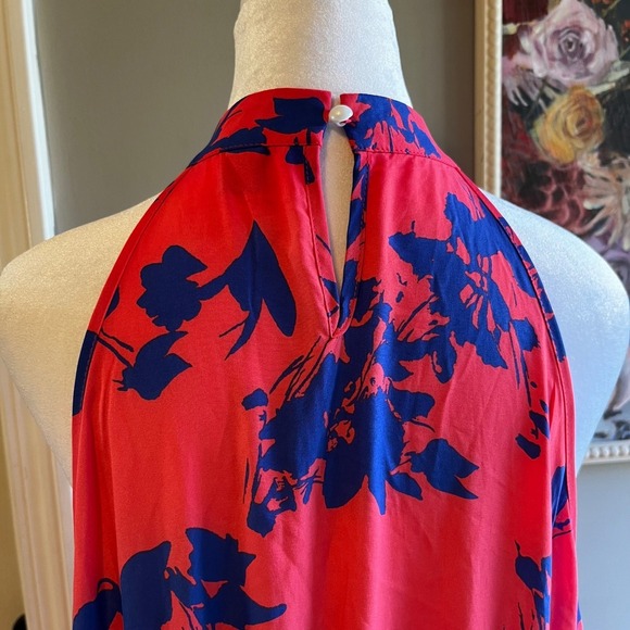 Women's Floral Halter Top Maxi 2XL Resort Beachy Boho - Picture 10 of 12